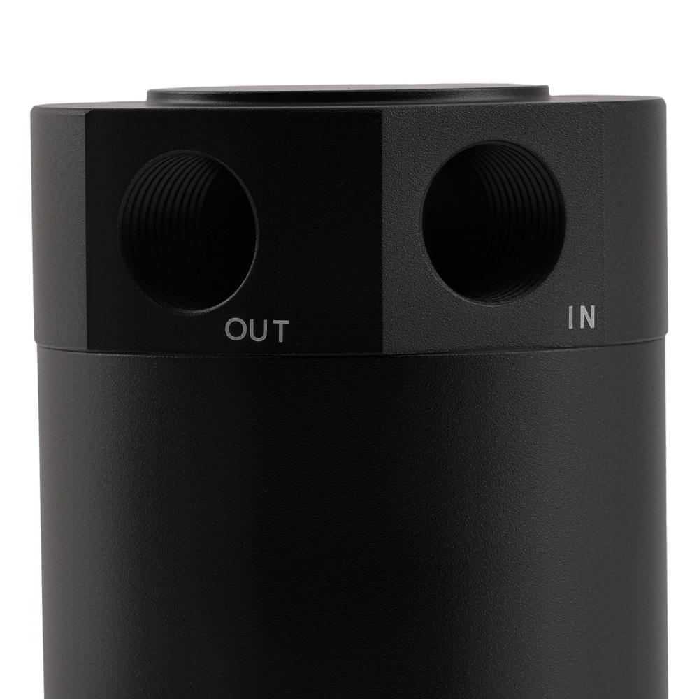 Universal Racing Baffled 2-port Oil Catch Can Air-oil Separator w Drain Breather