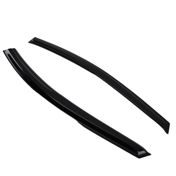 4pc Rain Guards Window Visor Deflectors compatible for Ford Escape 2013-2019 Black Tinted