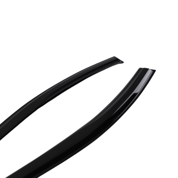 4pc Rain Guards Window Visor Deflectors compatible for Ford Escape 2013-2019 Black Tinted