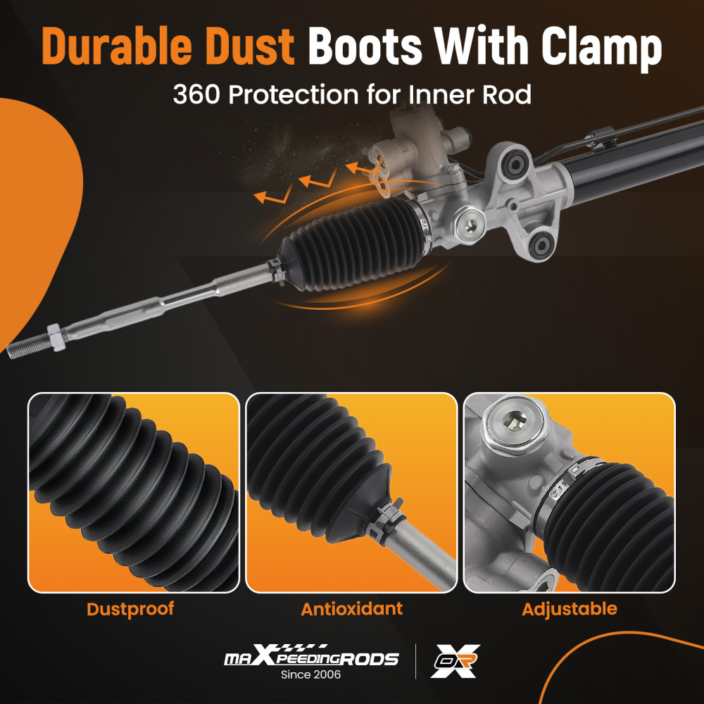 Complete Steering Rack and PinionAssembly compatible for Honda Ridgeline 2006-11 26-2726