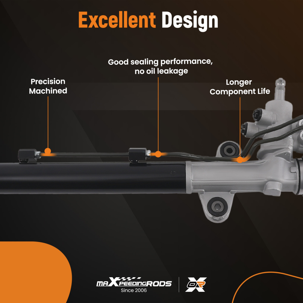 Complete Steering Rack and PinionAssembly compatible for Honda Ridgeline 2006-11 26-2726