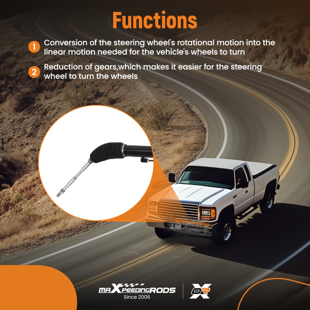 Complete Steering Rack and PinionAssembly compatible for Honda Ridgeline 2006-11 26-2726