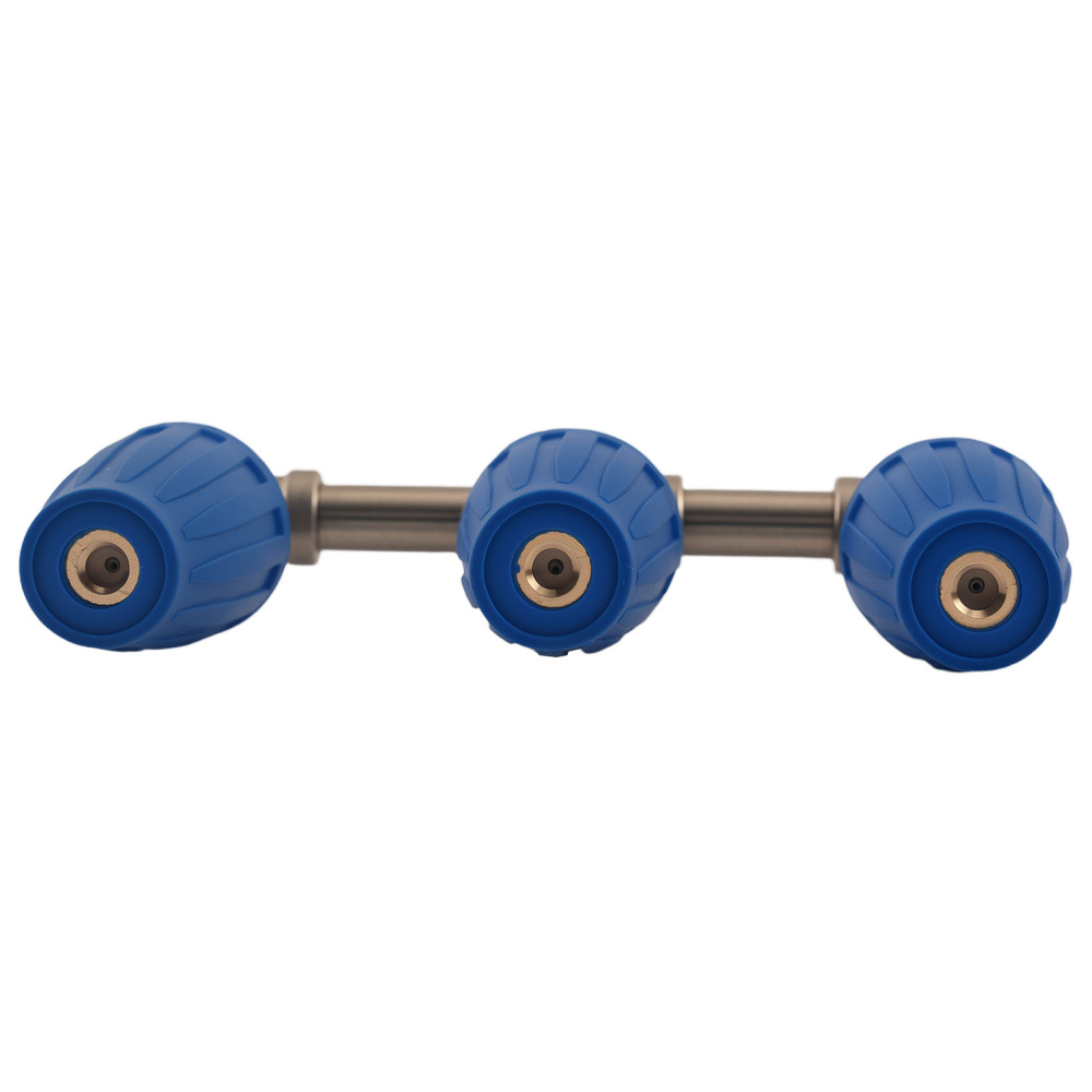 3-in-1 Turbo Pressure Washer Nozzle 4000PSI Quick Connect Rotating Spray Head