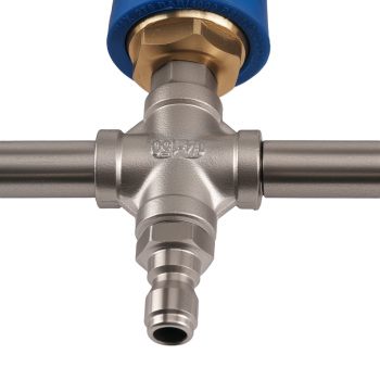 3-in-1 Turbo Pressure Washer Nozzle 4000PSI Quick Connect Rotating Spray Head