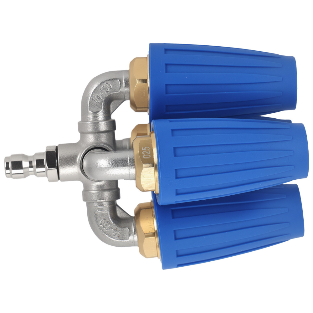 4-Nozzle Turbo Pressure Washer Nozzle 4000PSI 1/4 Quick Connect Stainless Steel