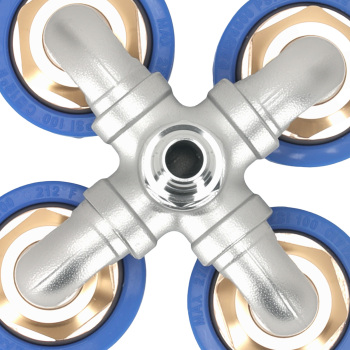 4-Nozzle Turbo Pressure Washer Nozzle 4000PSI 1/4 Quick Connect Stainless Steel