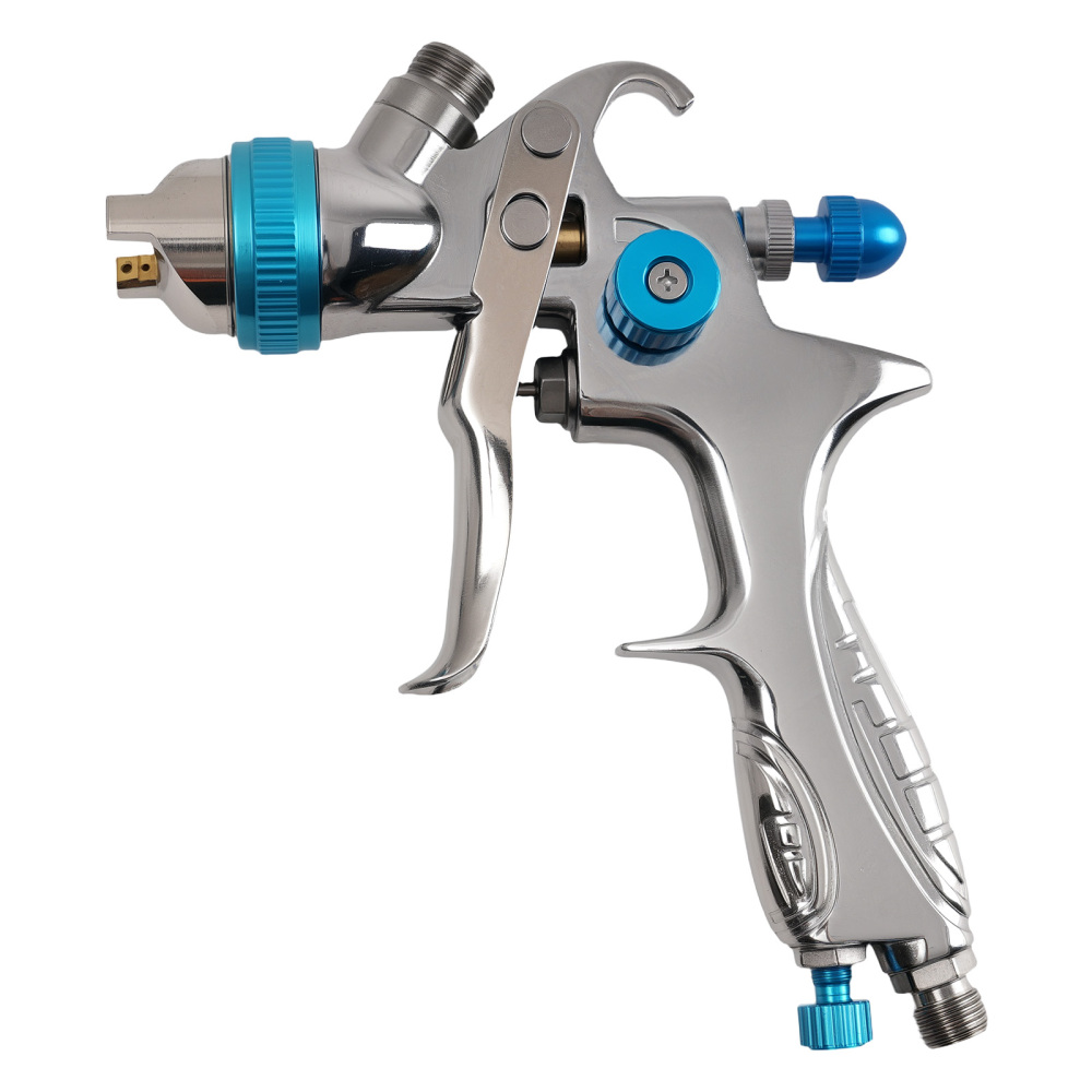 HVLP Spray Gun Gravity Feed 1.3mm Nozzle for Paint Furniture Auto Projects 600ml
