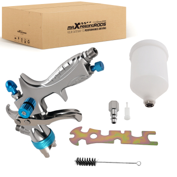 HVLP Spray Gun Gravity Feed 1.3mm Nozzle for Paint Furniture Auto Projects 600ml