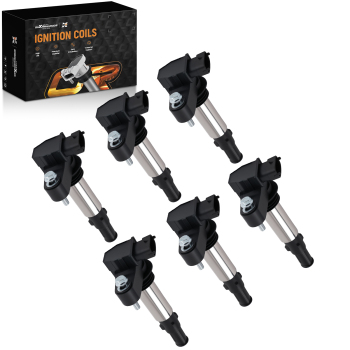 6x Ignition Coil Pack compatible for Buick Cadillac Chevrolet GMC Saab Saturn V6 2004-2009