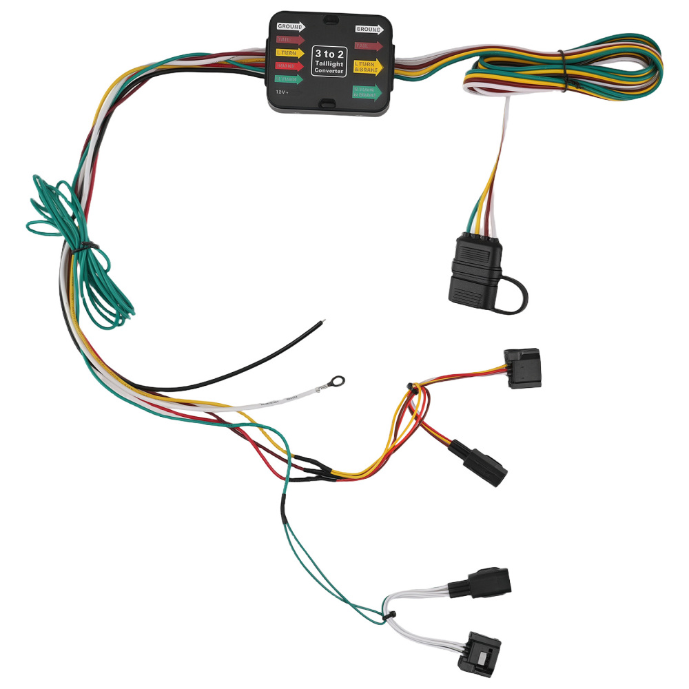 Trailer Wiring T Connector With 4-Way Flat Connector compatible for Mazda CX-5 56377