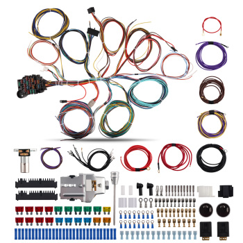 Wire Harness Universal 22 Circuit Wiring For 1960-1986 compatible for Chevy GMC Pickup Truck