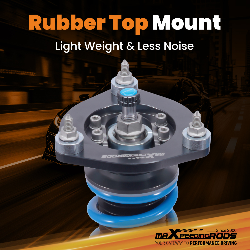 24 Level Adjustable Coilovers Lowering Suspension compatible for VW Jetta MK5 MK6 2005-2019