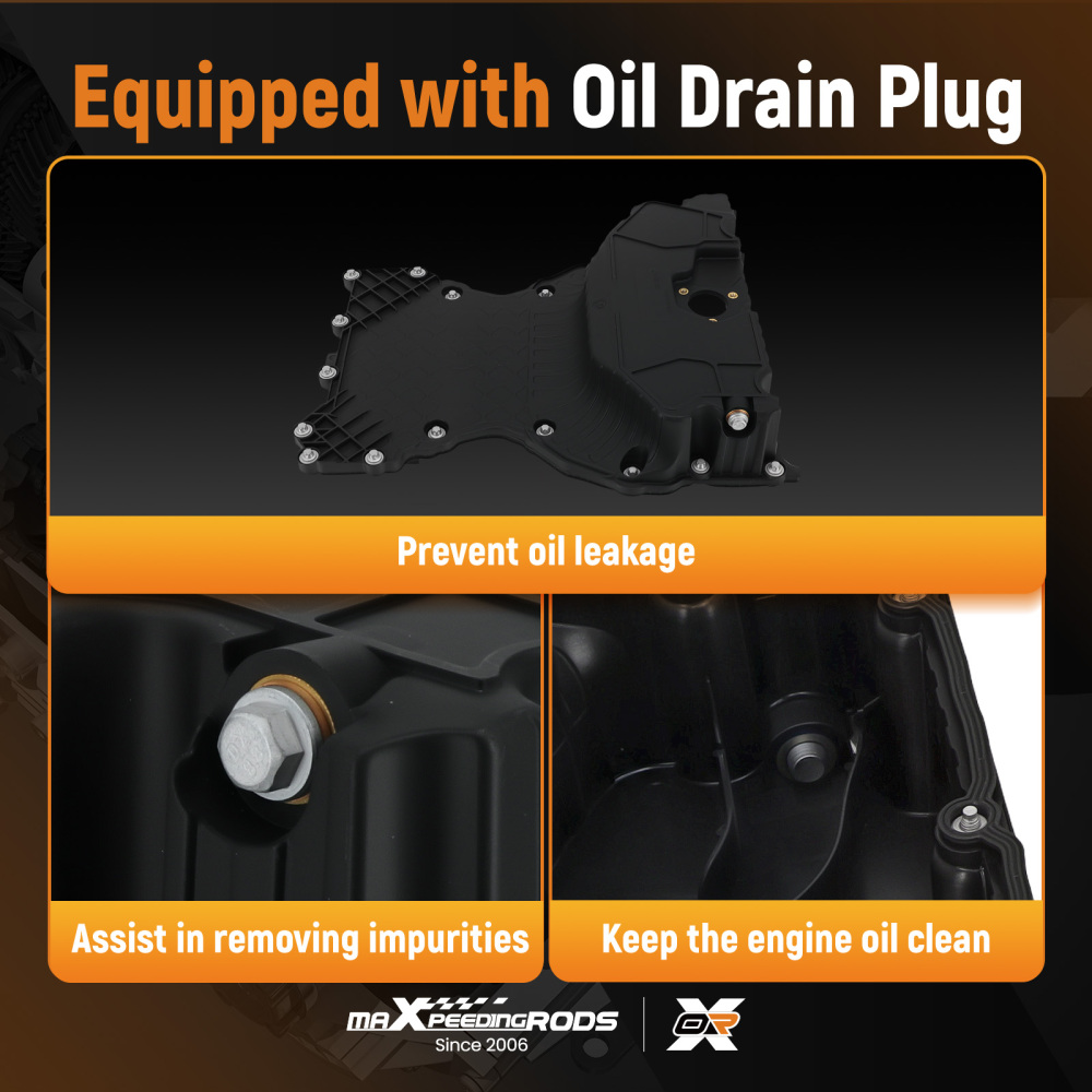 New OIL SUMP PAN compatible for MERCEDES W204 C204 S204 C218 W212 A207 C207 S212 6510100328