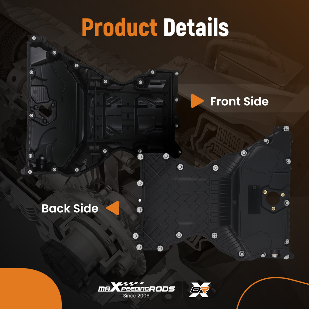 New OIL SUMP PAN compatible for MERCEDES W204 C204 S204 C218 W212 A207 C207 S212 6510100328