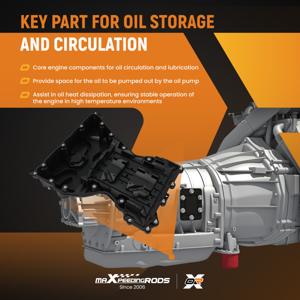 New OIL SUMP PAN compatible for MERCEDES W204 C204 S204 C218 W212 A207 C207 S212 6510100328