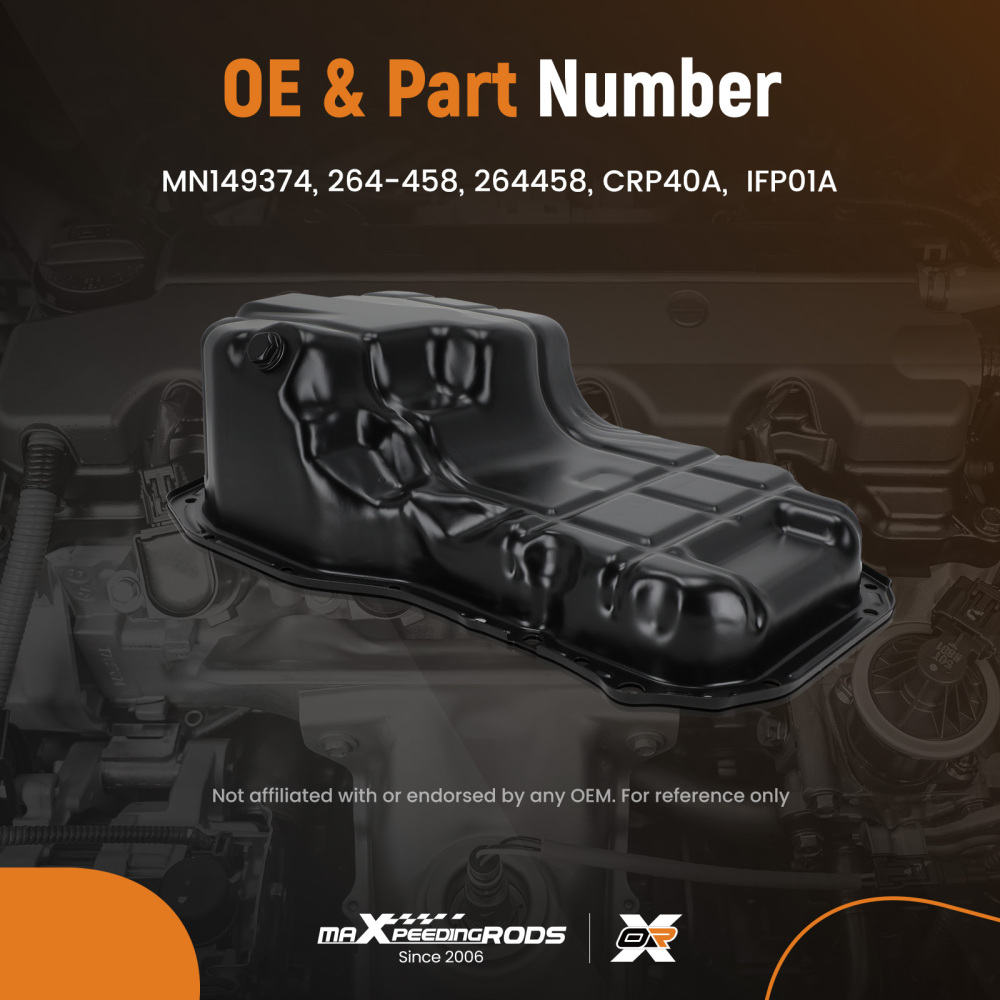 Engine Oil Assembly compatible for Mitsubishi Galant 2.4L 2004-12 MN149374 Steel