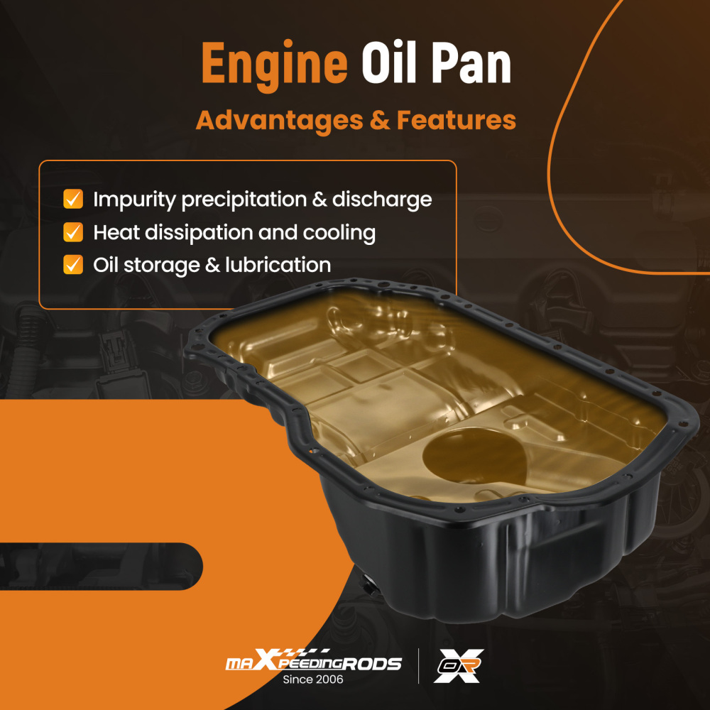 Engine Oil Assembly compatible for Mitsubishi Galant 2.4L 2004-12 MN149374 Steel