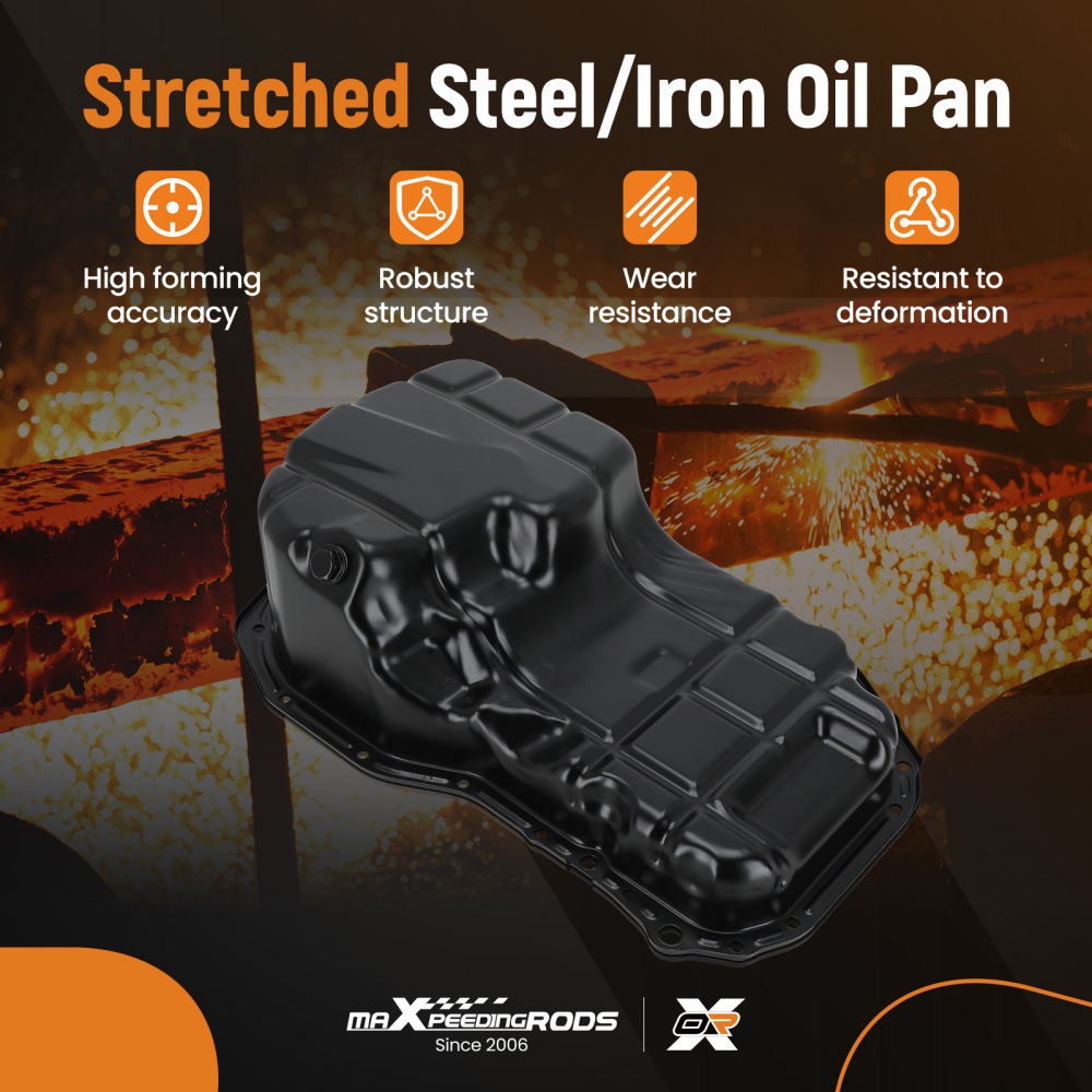 Engine Oil Assembly compatible for Mitsubishi Galant 2.4L 2004-12 MN149374 Steel