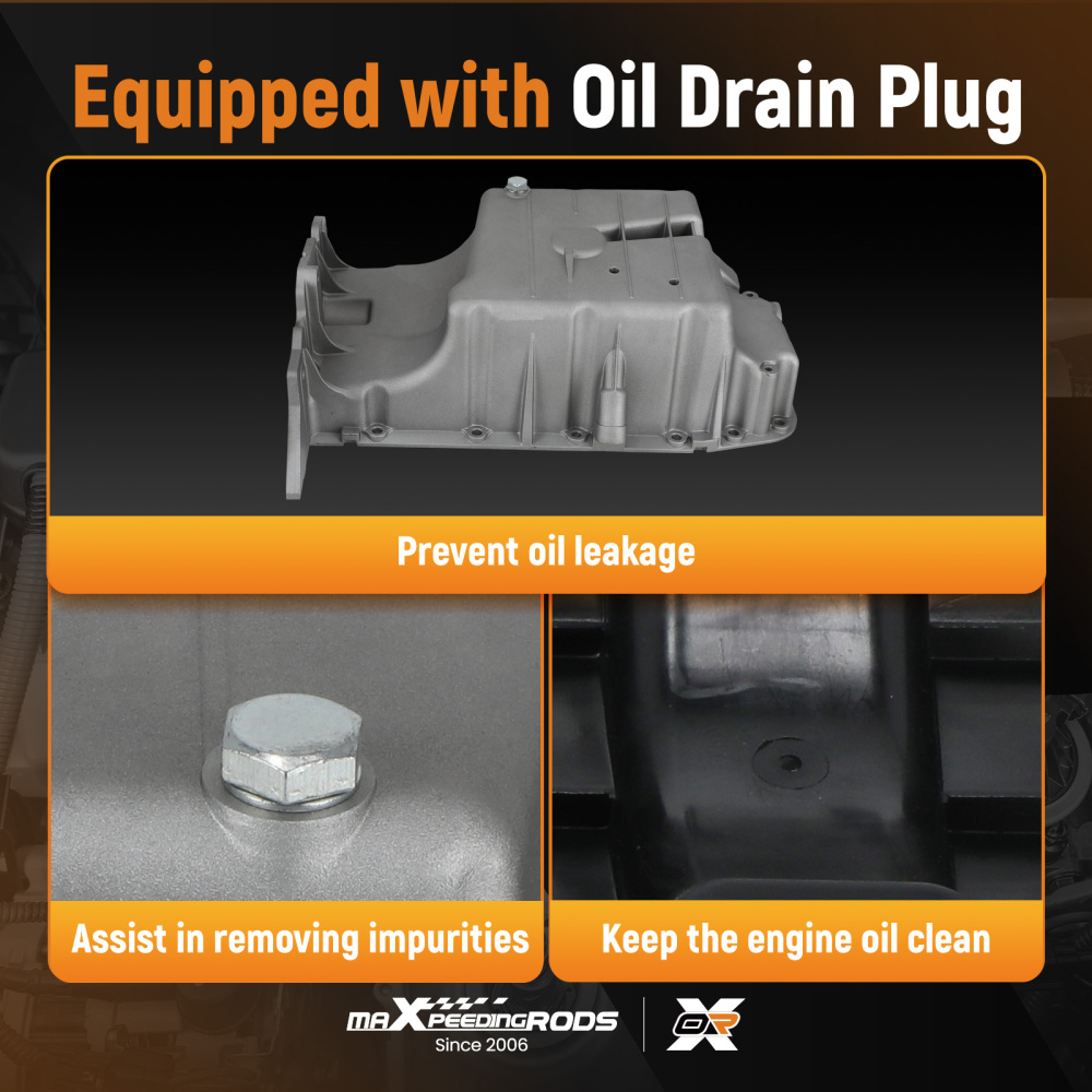 Vaschetta Dellolio compatibile per Chevrolet Sonic Trax 1.8L 2012-2017 264-459 Alluminio