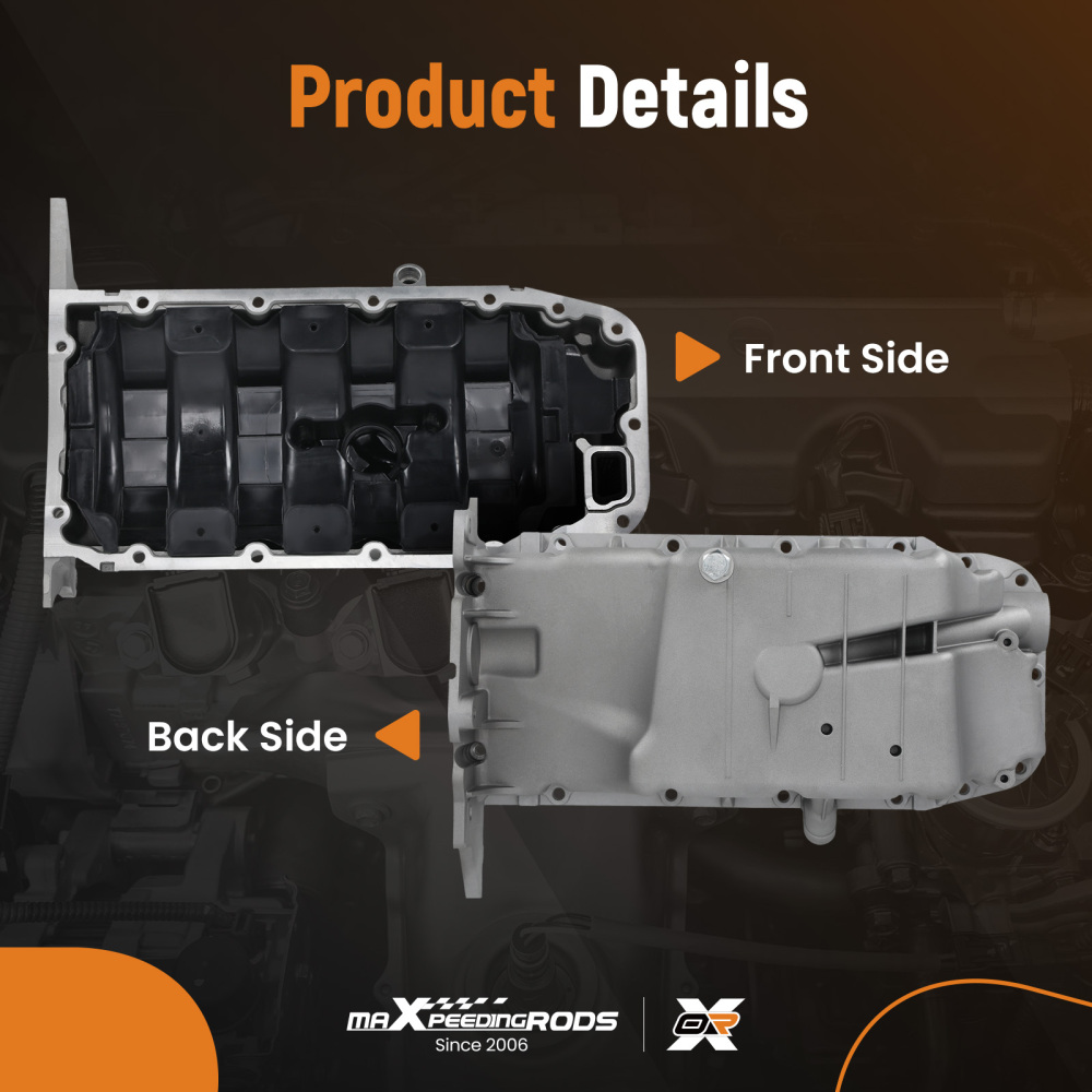 Vaschetta Dellolio compatibile per Chevrolet Sonic Trax 1.8L 2012-2017 264-459 Alluminio