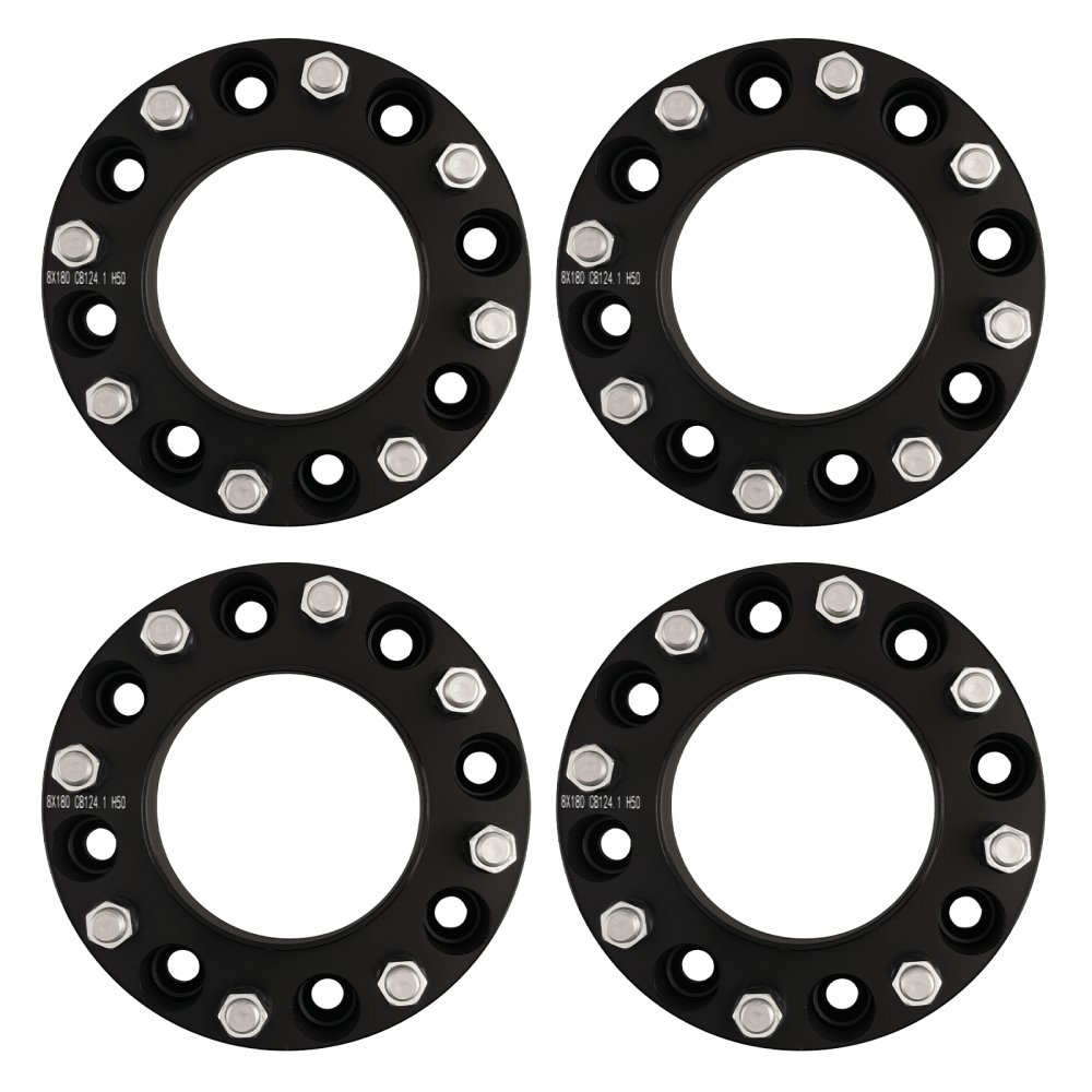 124.1mm Hub Wheel Spacers compatible for Chevy Silverado GMC Sierra 2500HD 3500HD 2011-2024