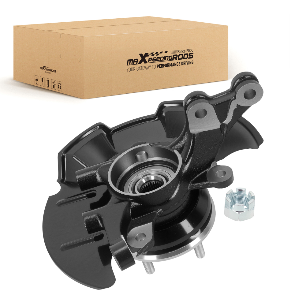 Front Right Steering Knuckle Assembly compatible for Hyundai Elantra 07-10 697-936 4-Wheel