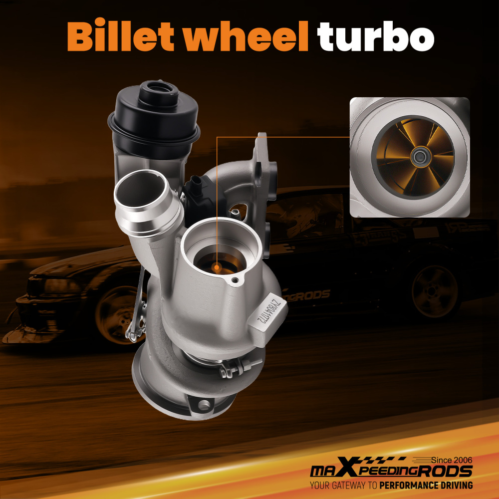 Billet Turbo compatible for BMW X1 X3 Z4 320i 328i 520i 528i N20B20 2.0L 12-18 4947702003
