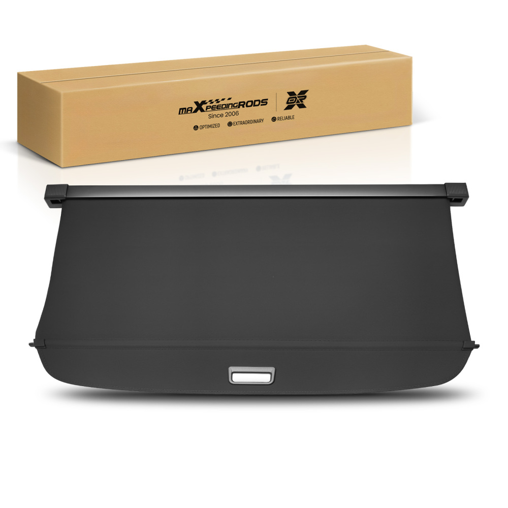 Parcel Shelf Boot Load Cover Cargo Cover Shield compatible for Lincoln MKC 2015-2019 Black