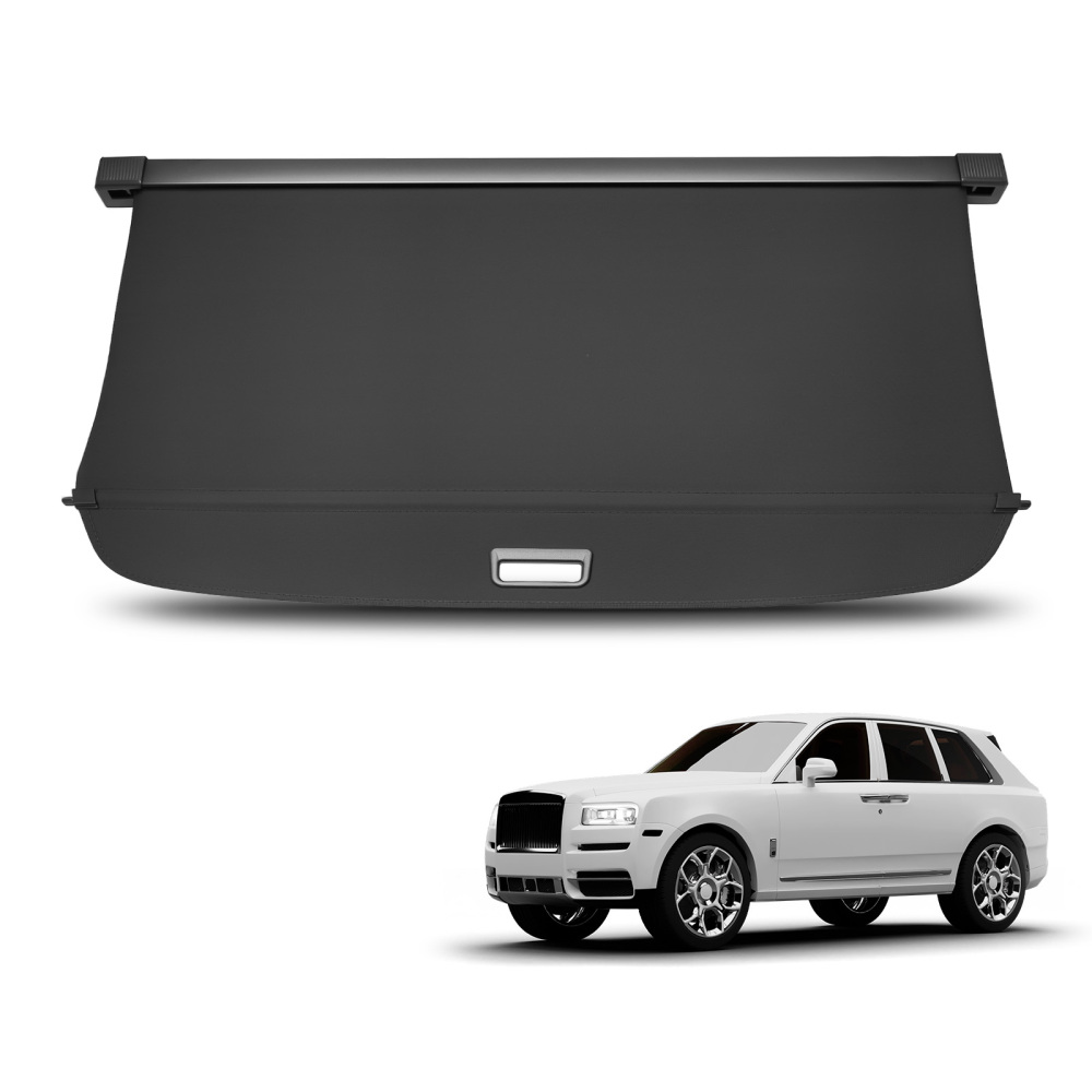Parcel Shelf Boot Load Cover Cargo Cover Shield compatible for Lincoln MKC 2015-2019 Black