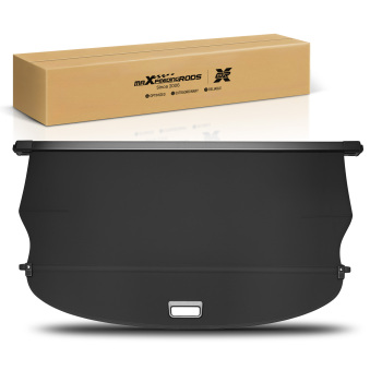 Rear Cargo Cover Shield compatible for Nissan Rogue X-Trail 21-2024 Black Parcel Shelf