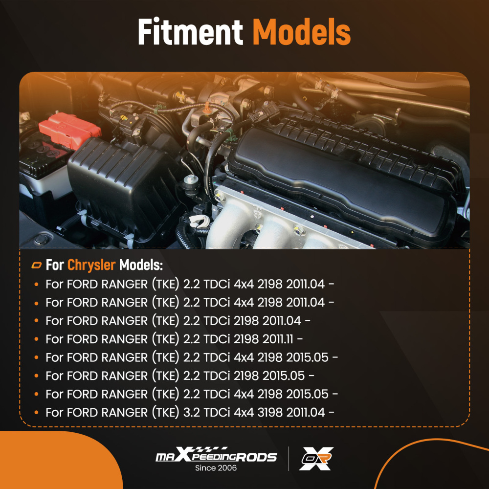 Engine Oil Cooler compatible for FORD RANGER 2.2L 3.2L TDCi 4x4 Diesel 2011+ on 1746665