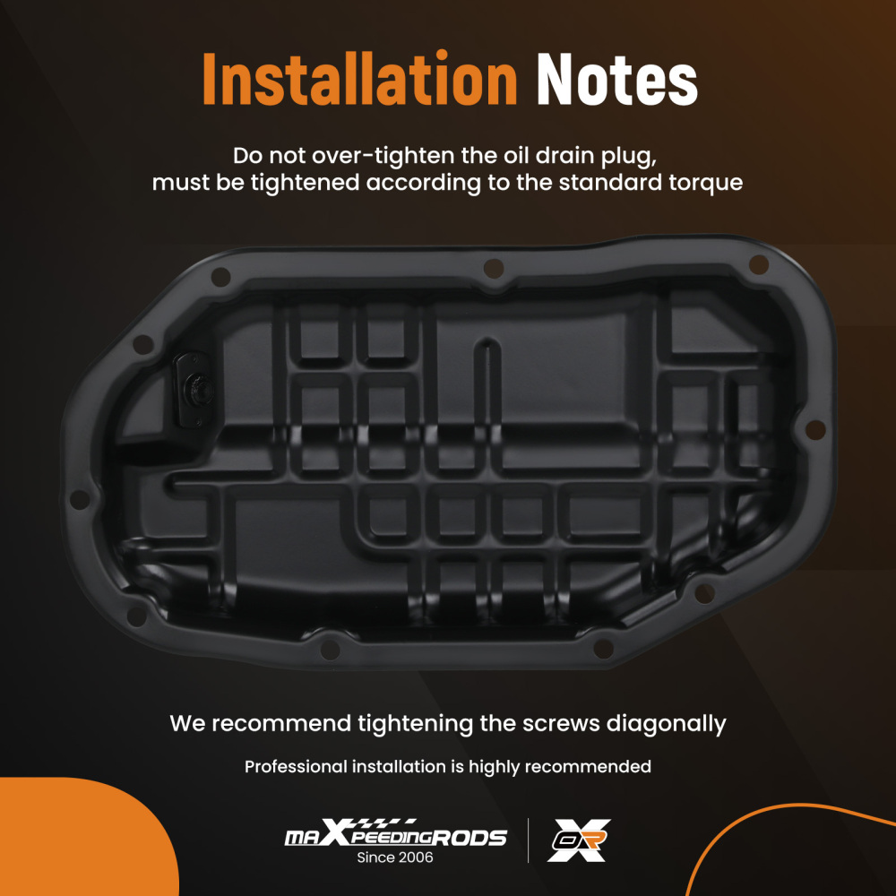 Engine Lower Oil Pan compatible for Infiniti G35 G37 M35 Q50 QX70 V6 3.5L 3.7L 11110-JK20C