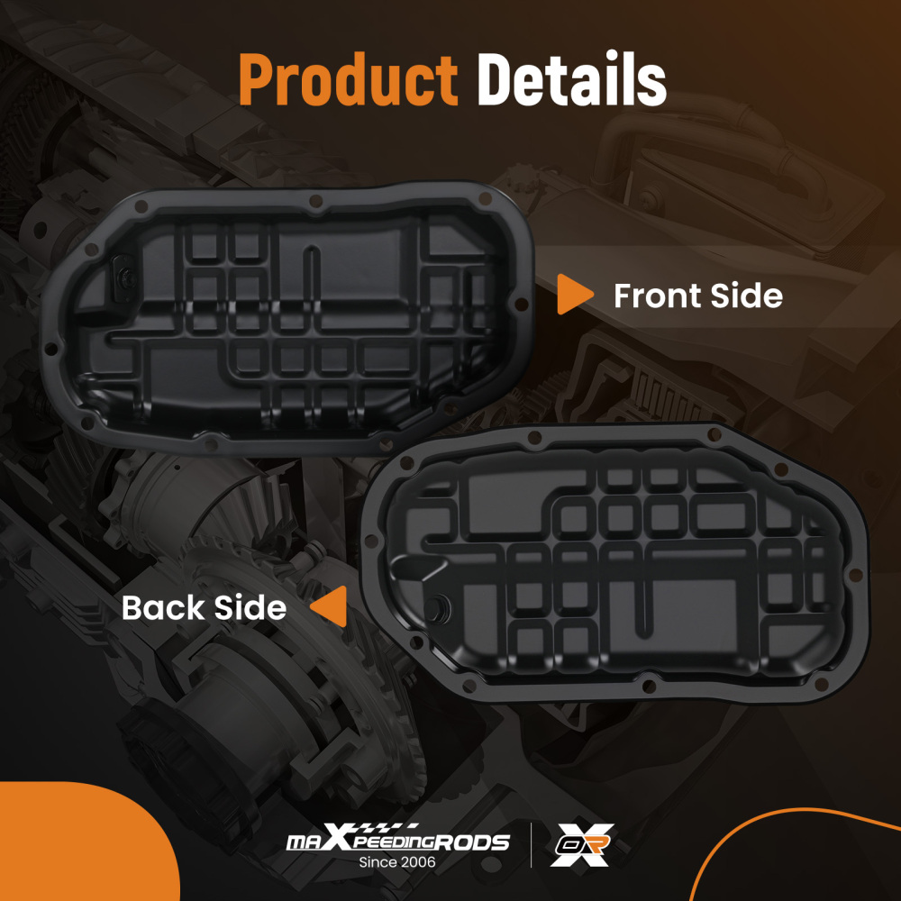 Engine Lower Oil Pan compatible for Infiniti G35 G37 M35 Q50 QX70 V6 3.5L 3.7L 11110-JK20C