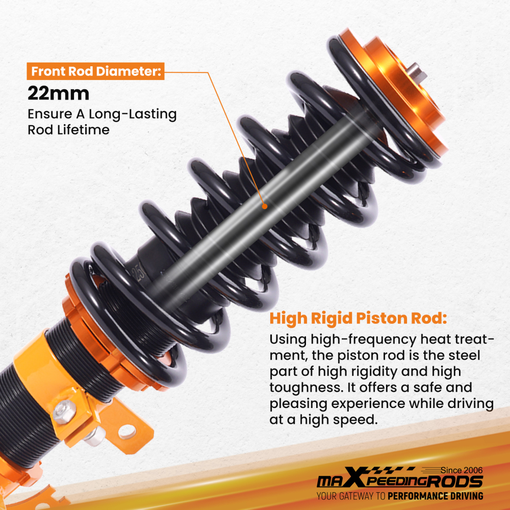 Adjustable Height Suspension Coilovers compatible for Holden Commodore VE Ute Sedan Wagon