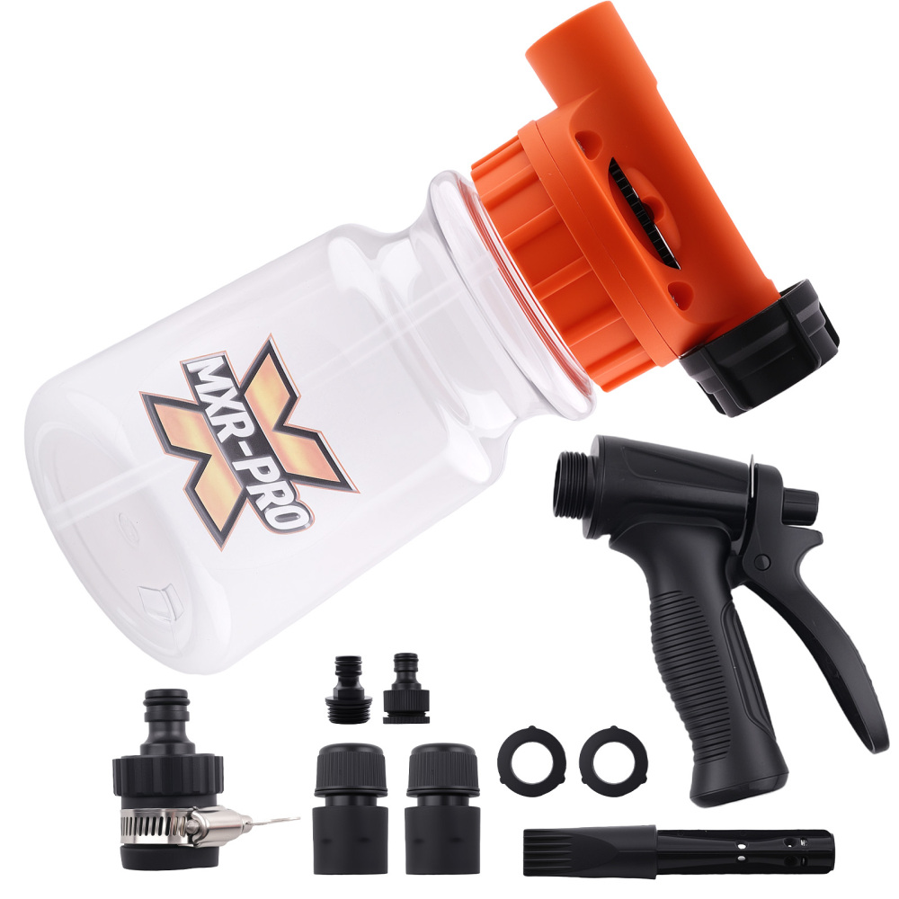 1L Adjustable Car Wash Foam Cannon Wash Gun Pressure Soap Sprayer Quick Release