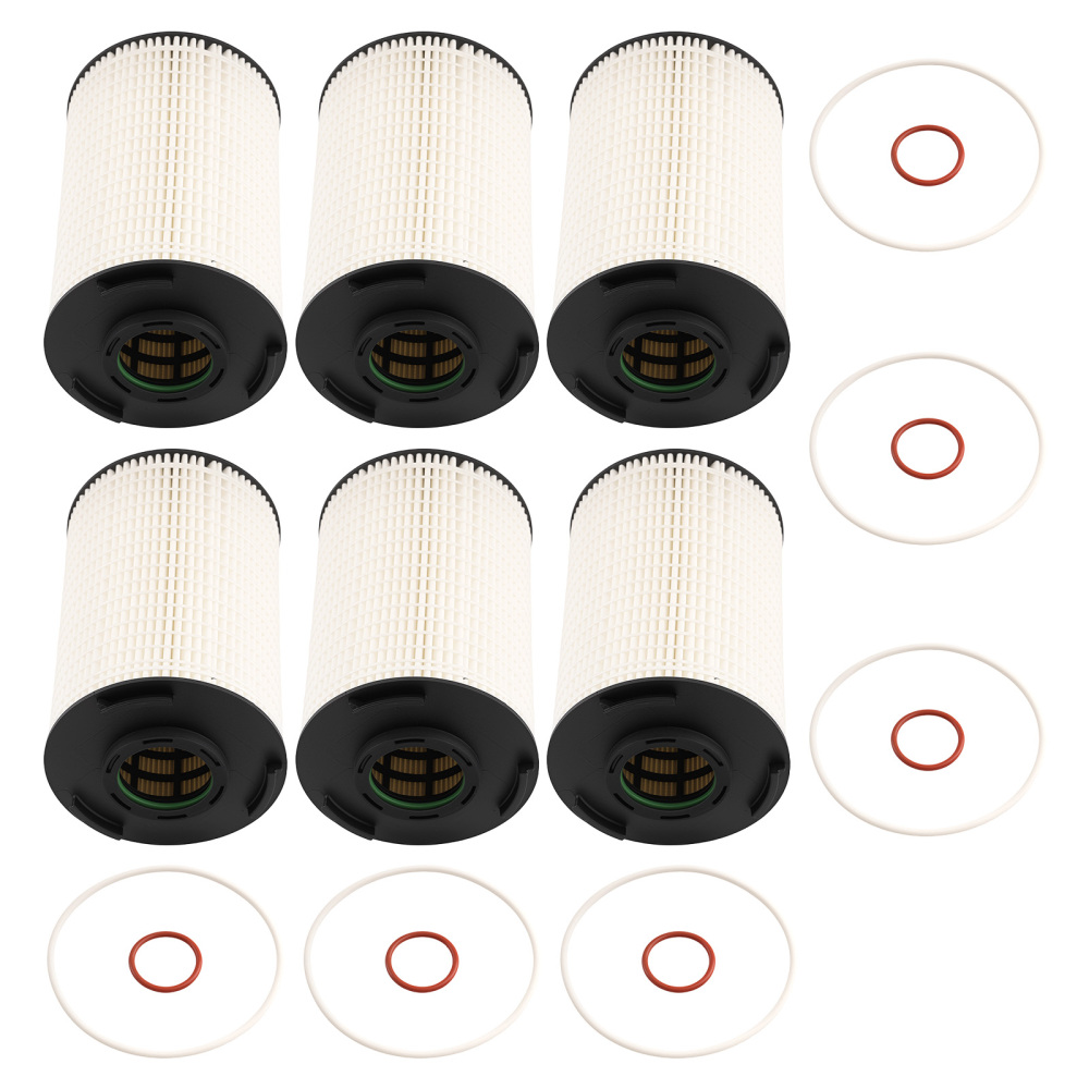 Filter Kit P551088 6Pack for Fleetguard LF17549 MaxxForce Engine Replacement