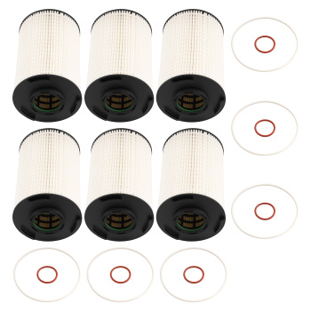 Filter Kit P551088 6Pack for Fleetguard LF17549 MaxxForce Engine Replacement