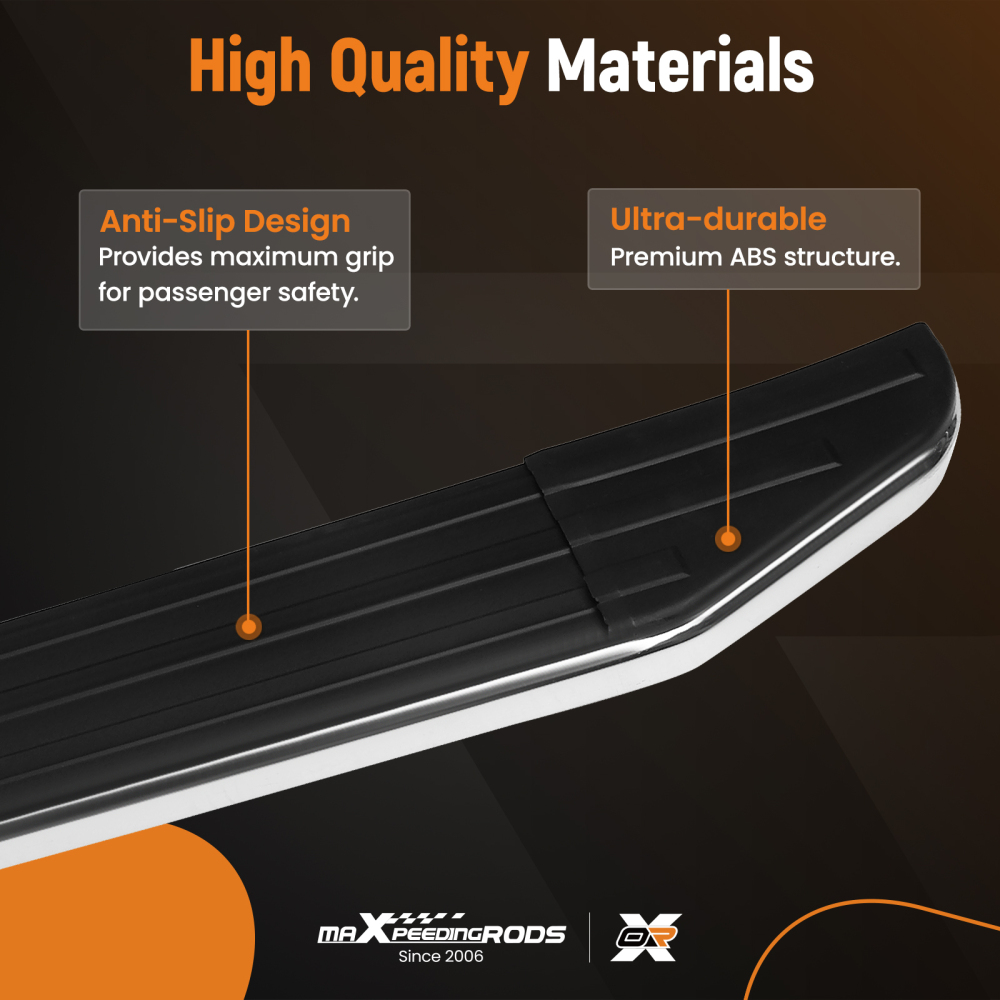 Nerf Bars Side Step Running Board compatible for Honda Pilot 2016-2022 68 Black Pair