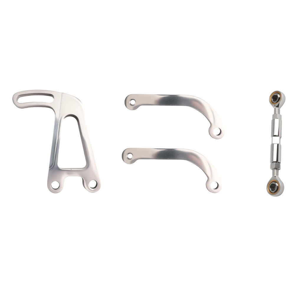 CrankWater Pump Pulley Combo compatible for Chevy Small Block 283-350 1963-87 Saginaw