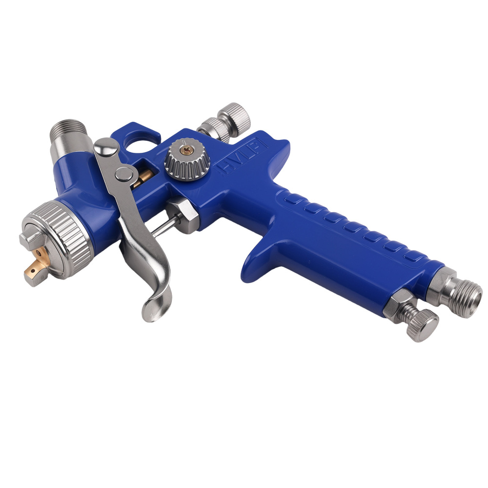 0.8mm Paint Spray Gun for Furniture Walls Art Projects 125ml Tank w/ Accessories