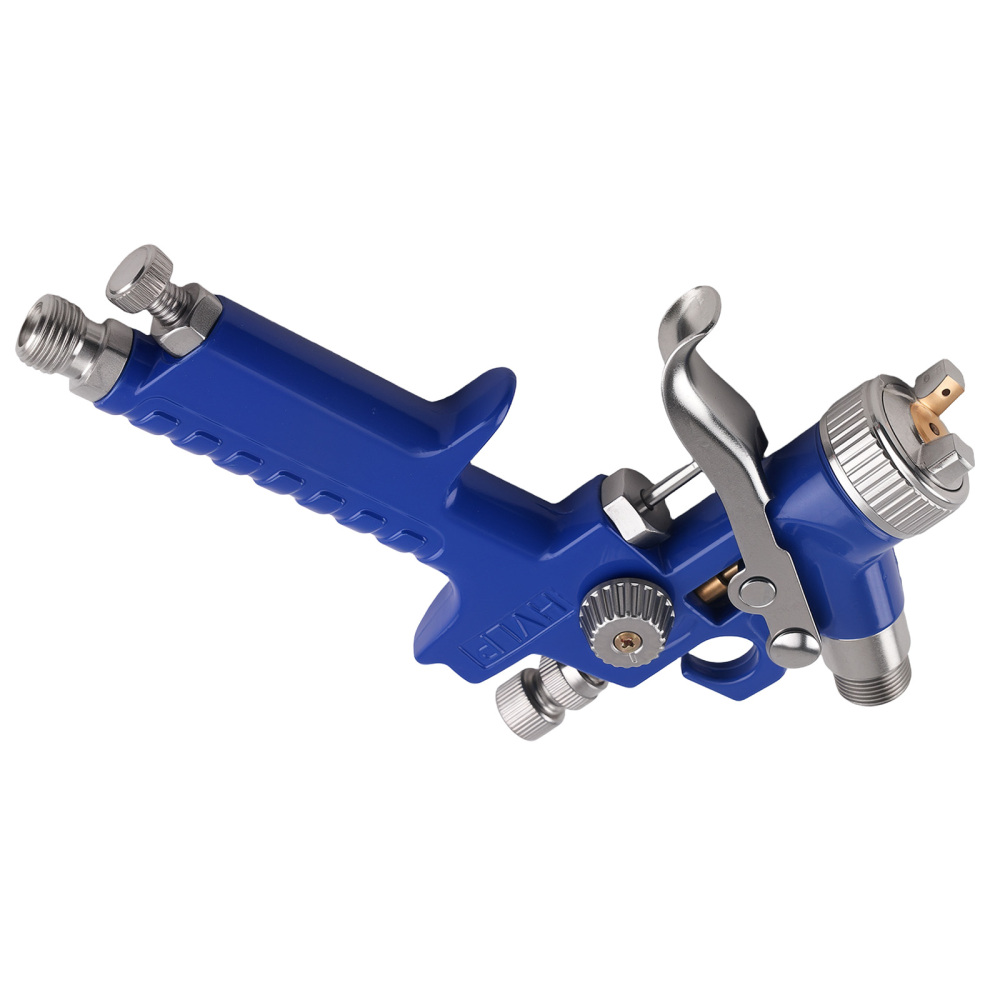 0.8mm Paint Spray Gun for Furniture Walls Art Projects 125ml Tank w/ Accessories