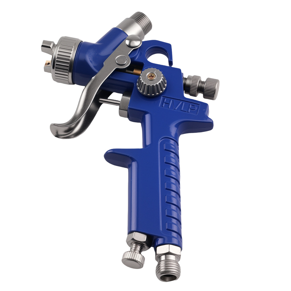 0.8mm Paint Spray Gun for Furniture Walls Art Projects 125ml Tank w/ Accessories