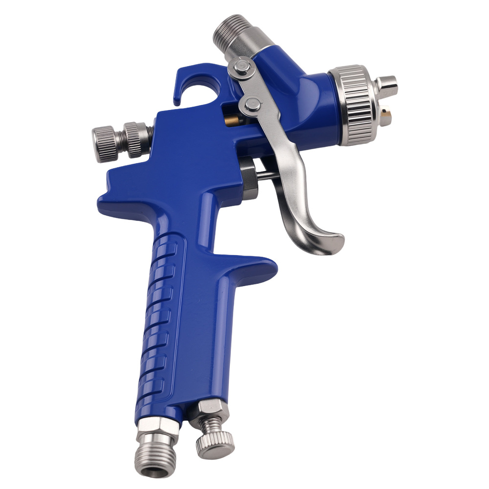 0.8mm Paint Spray Gun for Furniture Walls Art Projects 125ml Tank w/ Accessories