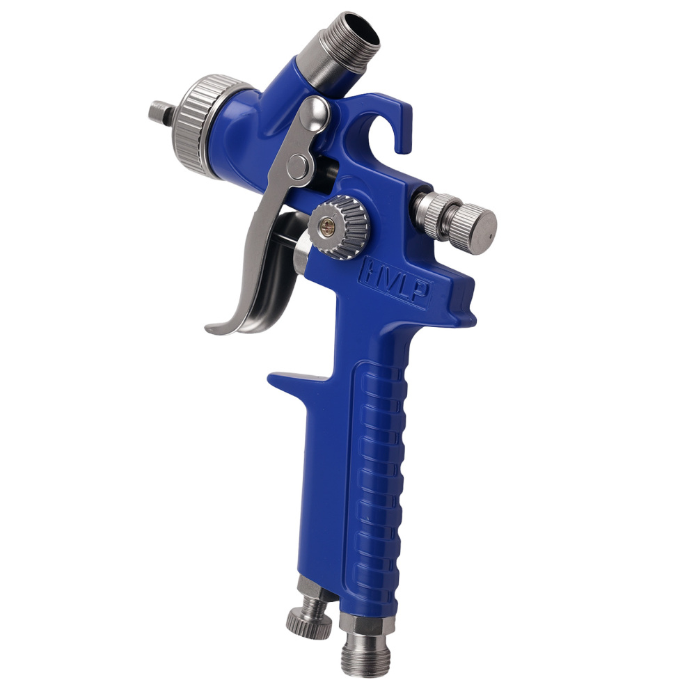 0.8mm Paint Spray Gun for Furniture Walls Art Projects 125ml Tank w/ Accessories