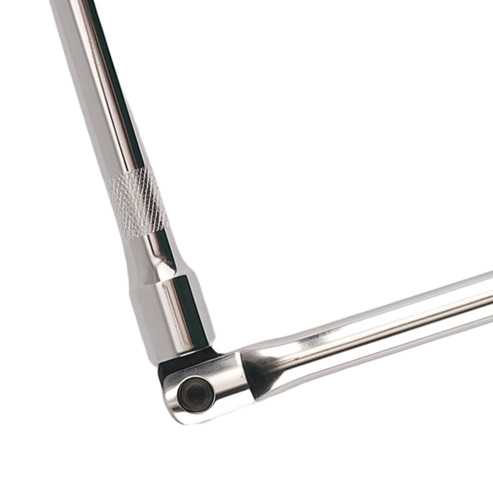 180° Rotating Head Breaker Bar Set 1/4 3/8 1/2 Drive Extension Power Tools 6PC