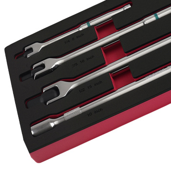 180° Rotating Head Breaker Bar Set 1/4 3/8 1/2 Drive Extension Power Tools 6PC