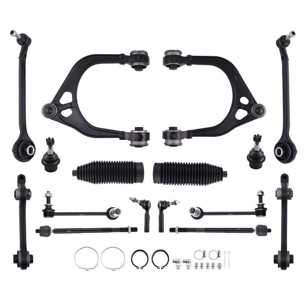 16x Front Control Arms Tie Rods for 2011-2019 compatible for Dodge Charger Challenger 300 RWD