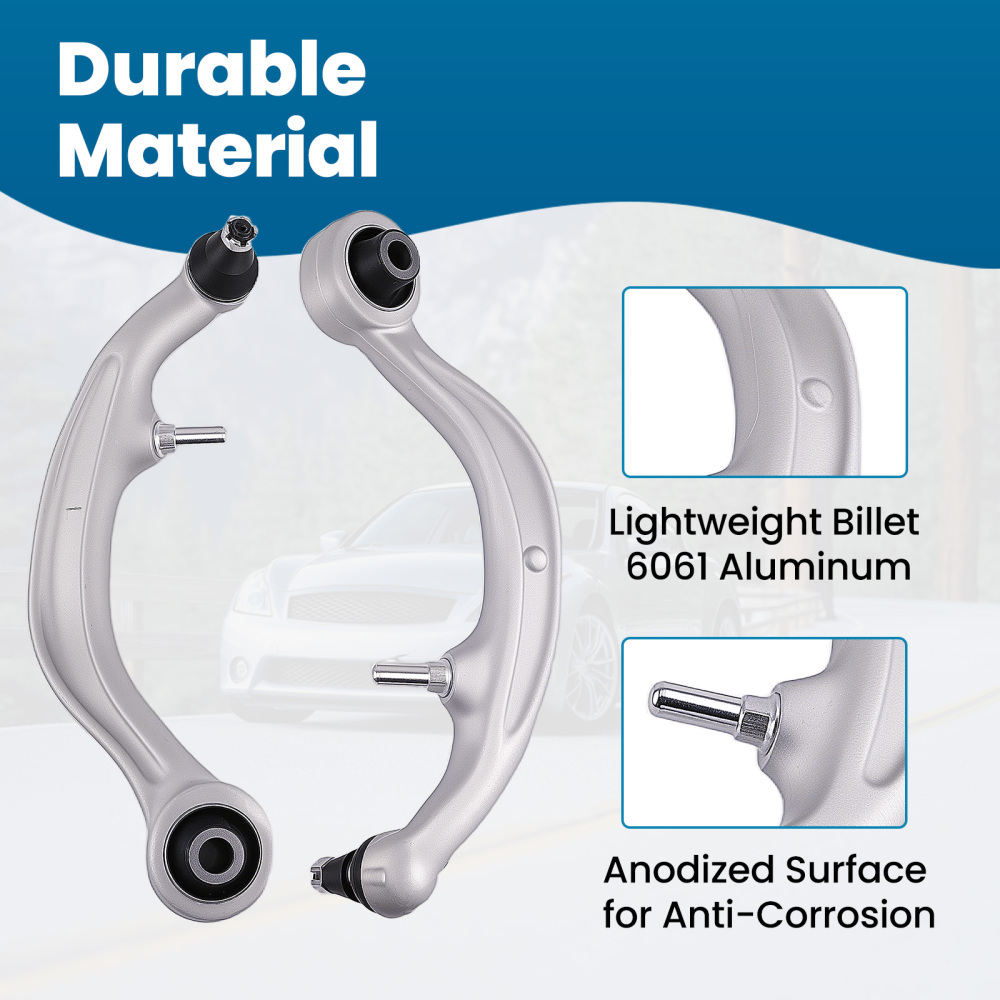 Lower Front Wishbones Suspension Control Arms compatible para Nissan 350Z 2002-2009 Pair