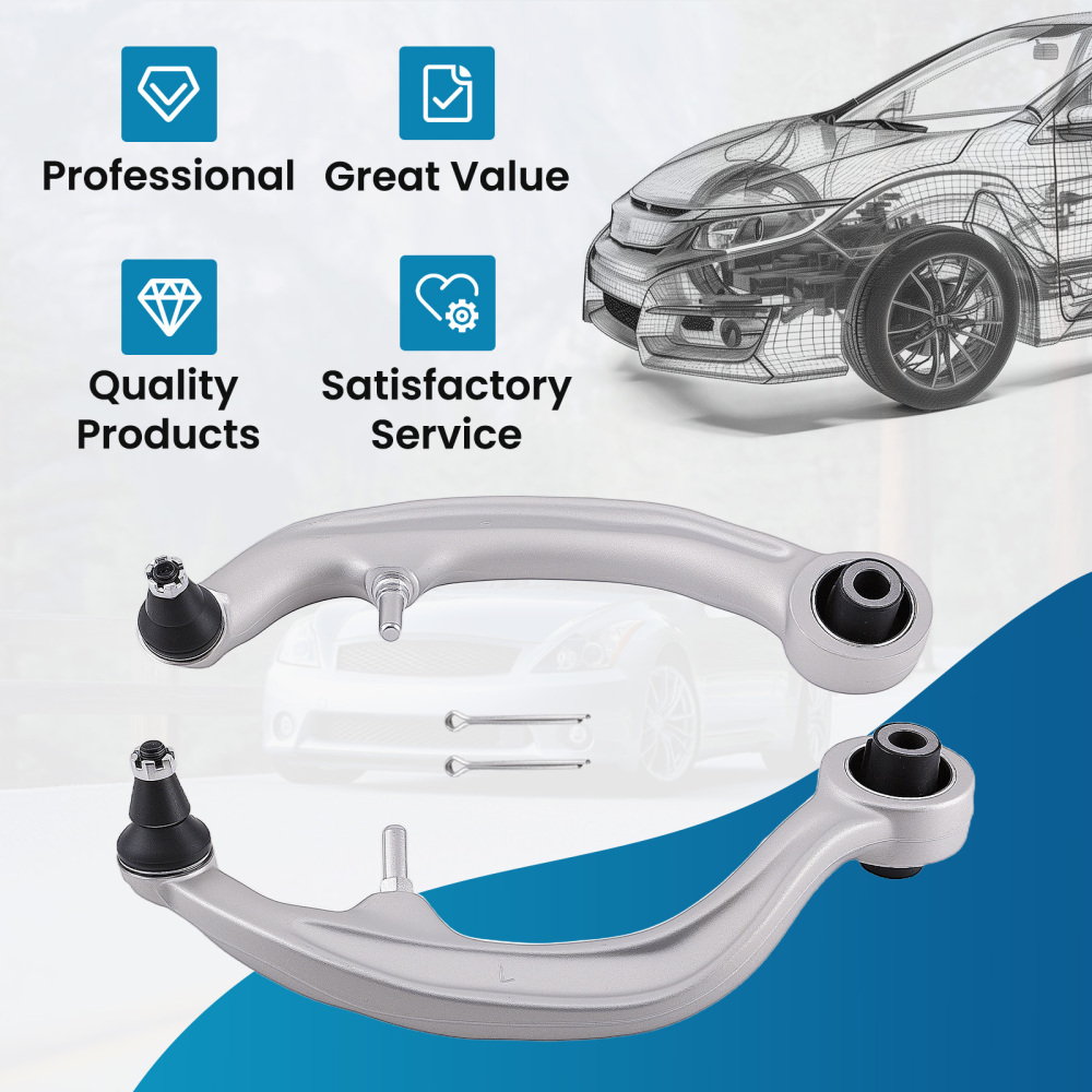 Lower Front Wishbones Suspension Control Arms compatible para Nissan 350Z 2002-2009 Pair