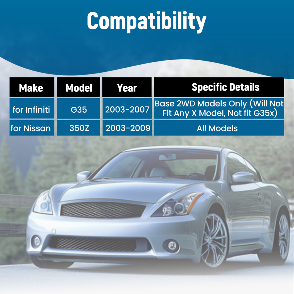 Lower Front Wishbones Suspension Control Arms compatible para Nissan 350Z 2002-2009 Pair